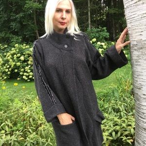 Soft Surroundings. Merino Wool Cape Coat